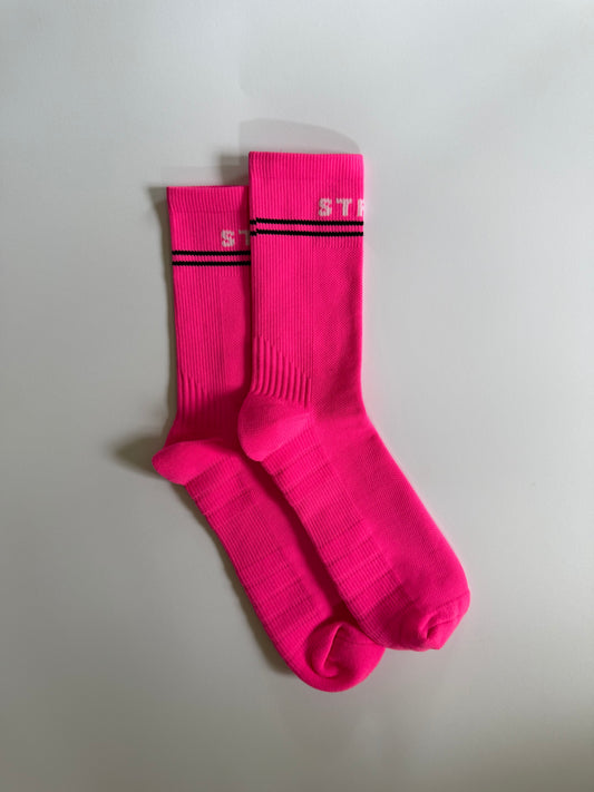 Hot Pink Stride Socks