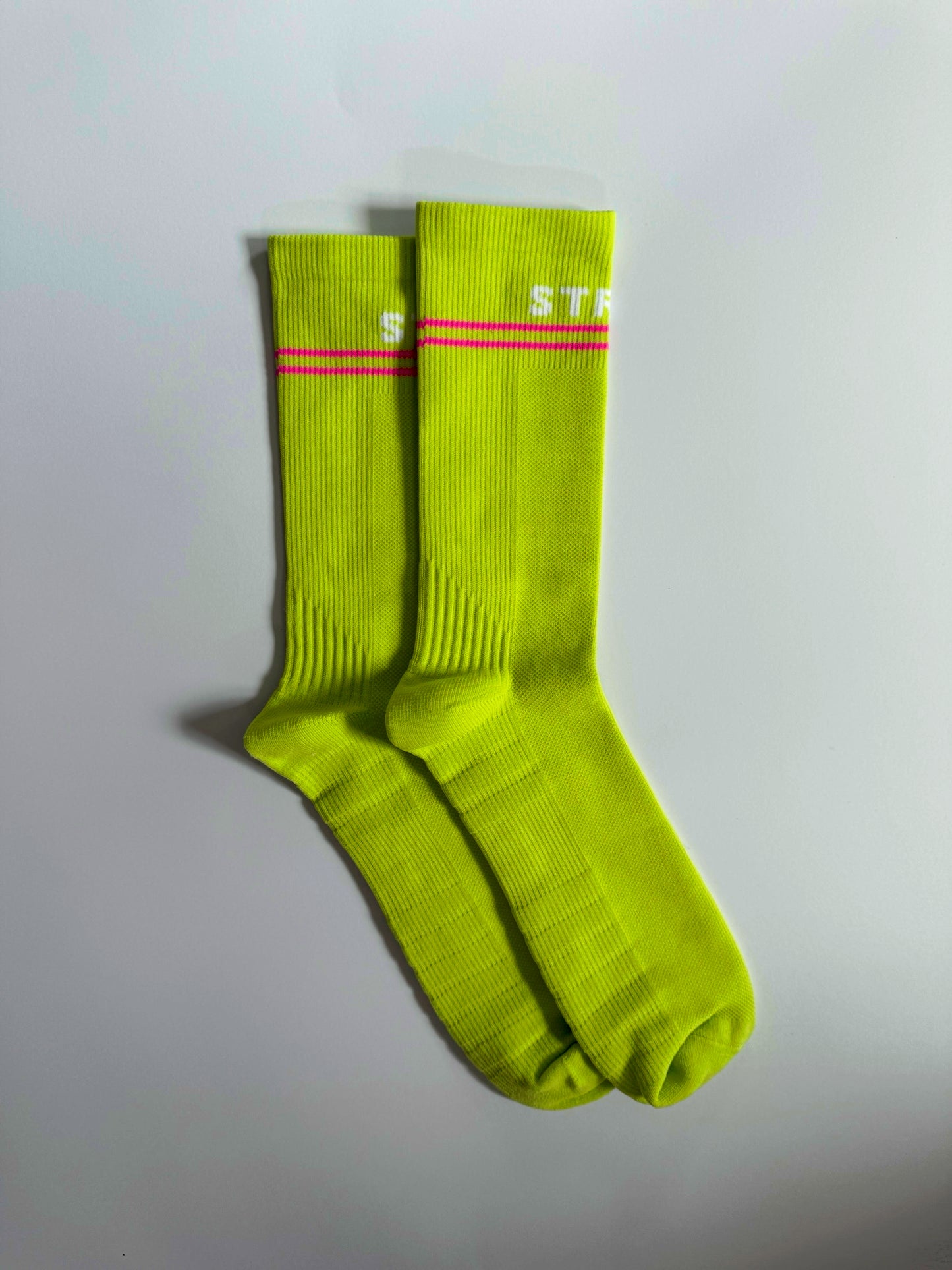 Neon Green Stride Socks